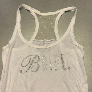 Victoria’s Secret. Bride tank top. Size small.